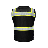 Gilet de sécurité réfléchissant haute visibilité personnalisé avec logo, pour hommes, travaux industriels, construction, topographie, avec poches