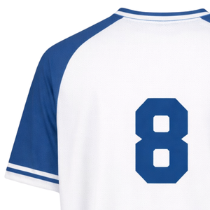 Maillot de baseball personnalisé à col en V pour jeunes, bicolore, en polyester, uniforme d'équipe, chemise de sport, fournisseur en gros OEM - Product Image 6