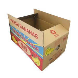 Caja de Cartón Corrugado Plegable OEM, 2 Lados, 2 Orificios, Rectangular, Resistente al Agua, Materiales Reciclados, para Envío de Plátanos Frescos - Product Image 5