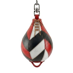 Balón de Boxeo de Cuero con Patrón Geométrico, Ligero, para Práctica Profesional de Boxeo - Product Image 4