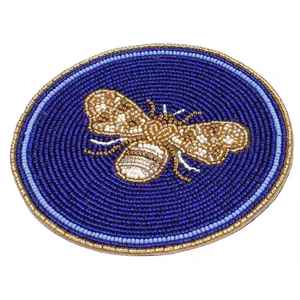 Sous-verres élégants en forme de plante avec perles décoratives, base antidérapante pour la décoration intérieure et idée cadeau - Product Image 5