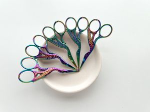 Tijeras de Bordado Profesionales de Acero Inoxidable con Mango Recubierto de Color, Tijeras para Tejer con Logotipo Personalizado, Tijeras para Uñas para Niños - Product Image 4