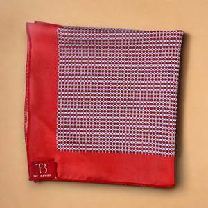 Pochette de costume Cherry Dot pour homme, élégante |   Mouchoir à motif pois |   Mariage d'affaires formel |   Idée cadeau accessoire de costume de fête - Product Image 3