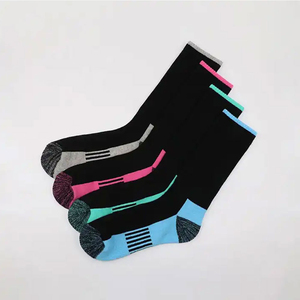 wholesale mens custom logo crew <b>socks</b> colorful cotton athletic gym <b>socks</b> breathable cushioned <b>running</b> sports performance - Product Image 6