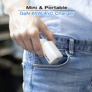 <span class=keywords><strong>Cargador</strong></span> GaN de 65W PD3.0, <span class=keywords><strong>Cargador</strong></span> USB C de Carga Rápida con Doble Puerto y Enchufe Universal para iPhone, Samsung, Laptop, <span class=keywords><strong>Cargador</strong></span> de Pared - Product Image 6