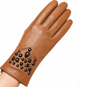 Gants en cuir ajustables de haute qualité, faits sur mesure, doux, durables, respirants, compatibles avec les écrans tactiles, utilisables en toutes saisons, pour l'extérieur - Product Image 2