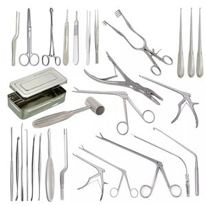 AiSLING INTERNATIONAL Ensemble d'instruments de laminectomie 47 pièces AI-SIS-011 en acier inoxydable, outils de chirurgie orthopédique de la colonne vertébrale, certifié CE - Product Image 2