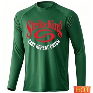 Herren Langarm-Angelhemd Leistungsstarkes Sportshirt Schnelltrocknend Atmungsaktiv Sonnenschutz Outdoor-Angelbekleidung Maßgeschneiderte Kleidung - Product Image 5