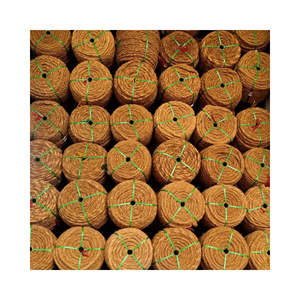 Strong Coconut Coir Rope Multi Purpose Weather Resistant Garden Twine for Tree Tying Plant Stakes <b>Fencing</b> <b>Border</b> - Product Image 1