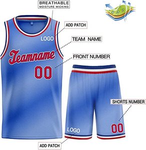Ensemble Maillot et Short de Basketball Premium Tendance avec Logo Personnalisé – Tenue de Sport Respirante et Anti-Transpiration – Vente en Gros - Product Image 3