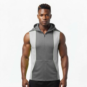 New Design <b>Men</b> Sport Gym Quick Dry Lightweight Fitness Workout <b>Sleeveless</b> <b>Sleeveless</b> <b>Hoodies</b> - Product Image 4