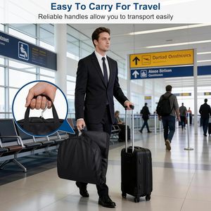 Reusable Garment <b>Storage</b> Bags for Suits Jackets and Dresses Lightweight Hanging <b>Clothes</b> Organizer Cover Waterproof Garment Bags - Product Image 5