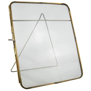 Rectangular Metal Mirror <b>Frame</b> With Brass Finish Durable Design - Product Image 1