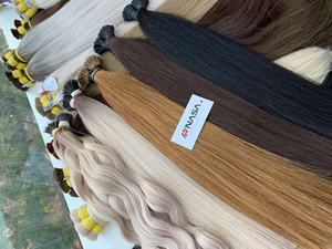 Extensiones de Cabello Virgen Vietnamita con Queratina Pre-Adherida, Punta I, Anillo Nano, Color Teñido, Cabello Nasa, Proveedor Mayorista, Donante Único - Product Image 5