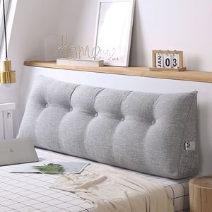 Almohada Triangular Plateada de 100 cm, Cojín de Apoyo para Cama, Respaldo para Lectura, Relajación y Sueño Confortable - Product Image 2