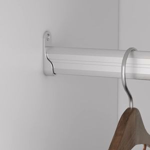 Système d'organisation de placard mural blanc avec tiroirs et étagères pour le rangement de la chambre à coucher - Product Image 4