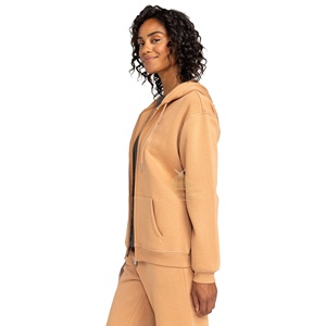Ensemble de survêtement unisexe personnalisé en molleton avec sweat à capuche zippé et pantalon de jogging pour le quotidien et le sport - Product Image 3