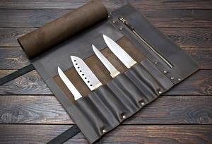 Sac de Chef en Cuir de Qualité Professionnelle pour Couteaux, Anti-Odeur, Robuste, Confortable et Durable, Étui de Rangement pour Outils de Cuisine LSKR-0085 - Product Image 4