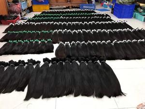 Extensiones de cabello Virgen sin procesar de un solo donante, sin cortar químicamente, directamente de un donante vietnamita, venta al por mayor - Product Image 4