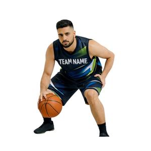 Uniforme de Baloncesto Personalizado de Alta Calidad, Uniforme sin Mangas Transpirable con Pantalones Cortos para Sublimación, Alta Visibilidad en la Cancha - Product Image 3