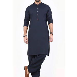 Fournisseur direct d'usine, shalwar kameez traditionnel pour hommes, qualité supérieure, dernier style, shalwar kameez pour hommes, respirant - Product Image 4