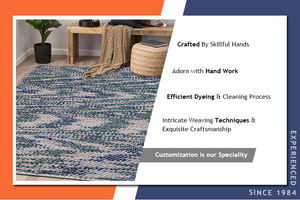 พรมปูพื้นคุณภาพเยี่ยมแบบใหม่ ผลิตด้วยมือจากเส้นใยวิสโคส ลายแบบนามธรรม สำหรับขายส่ง - Product Image 6