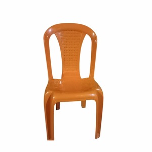 Silla de comedor de plástico puro sin brazos de alta resistencia, diseño moderno para comedor u hotel, compras en línea en India - Product Image 1