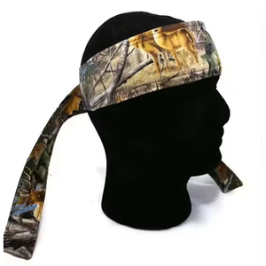 Accessoires de cheveux tendance, bandeaux mignons en tissu polyester Oxford Rip-Stop unisexe, bandeaux de sport et de fitness avec design en sublimation - Product Image 2