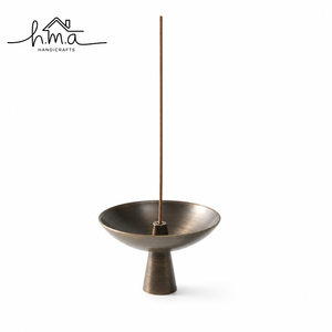 Premium Brass and Glass Hurricane Candle Holder <b>Decorative</b> Lantern Centerpiece for Home and Event <b>Decor</b> - Product Image 3