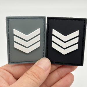Badge en caoutchouc PVC personnalisé à coudre, patch souple 3D gaufré pour vêtements, chapeaux, casquettes, sacs, vestes, accessoires vestimentaires, logo personnalisé - Product Image 4