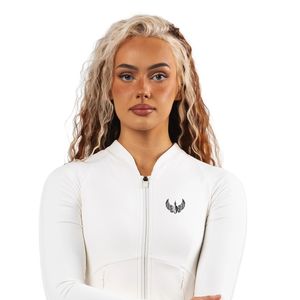 Women's Neutral Full Zip Sports <b>Jacket</b> Long Sleeve Lightweight Stretch <b>Workout</b> Gym Running Yoga Fitness Activewear <b>Jacket</b> - Product Image 2