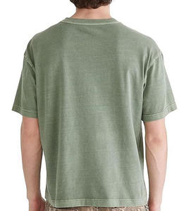 Nouveauté : T-shirt homme coupe ample, style oversize, en coton décontracté, tissu respirant, streetwear décontracté, épaules tombantes. - Product Image 2