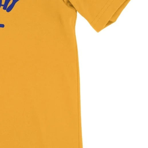 Camiseta de mujer con estampado gráfico de manga corta azul y dorado de Sigma Gamma Rho Voting Is My Black Job, top informal de moda con estampado personalizado - Product Image 6