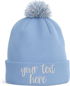 Gorro de esquí de invierno acrílico 100% estilo Jacquard Unisex personalizado de alta calidad, gorros de punto de camuflaje de varios colores - Product Image 3