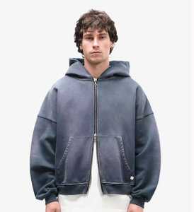 Regular Fit Pullover Hoodie 420gsm Brushed Fleece Polyester/Cotton Eco-Friendly Lined Breathable Windproof Unisex Autumn - Product Image 5