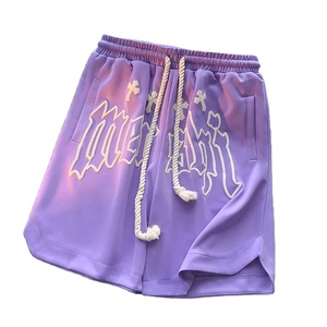 Short de survêtement en éponge française d'été pour hommes 100% coton High Street pour Gym Running Street Basketball-Sérigraphie personnalisée - Product Image 2