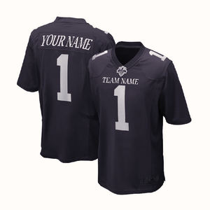 Maillots de football américain pour hommes, qualité supérieure, personnalisables, respirants, en maille, avec broderie de qualité supérieure, grandes tailles, vente en gros - Product Image 1