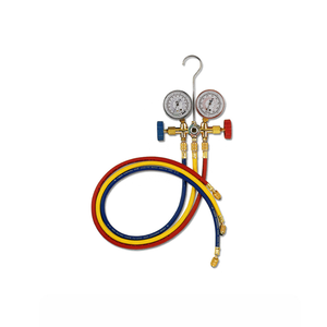 Colector de prueba de mirilla con colector de prueba de gancho con soporte de manguera para sistema de aire acondicionado - Product Image 1