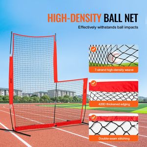 Gabbia da Battuta Portatile 7x7 piedi, Attrezzatura da Allenamento a L per Baseball e Softball, Schermo di Sicurezza per Auto e Protezione Corpo - Product Image 3