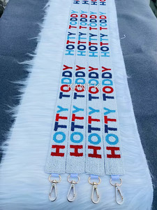 Sangle de sac perlée d'inspiration bohème vintage, boucle en acier réglable, taille et couleur personnalisables pour femmes élégantes et avant-gardistes - Product Image 5