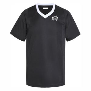 Maillot de rugby en mesh personnalisé avec logo brodé, design gratuit, respirant, manches courtes, uniforme de football en polyester - Product Image 1