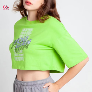 Camisetas Crop Top para Mujer con Estampado, Estilo Moderno, Precio de Mayoreo, Nueva Colección de Fábrica, Alta Calidad, el Mejor Artículo - Product Image 5