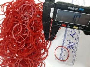Élastiques en caoutchouc naturel pur à 100 %, couleur rouge, pour usage domestique, taille personnalisable, emballage provenant de l'usine du Vietnam 2026 - Product Image 3