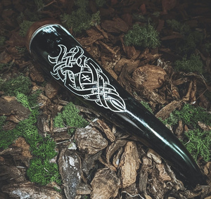 Tasse à bière Viking de haute qualité fabriquée à la main et polie pour une utilisation alimentaire sûre Corne à boire en agate - Product Image 1