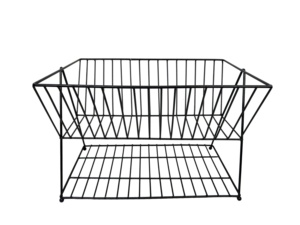 Vente chaude Artesign Moderne Style Européen Fer Métal Fil Panier Ovale Personnalisé Noir Polyvalent Cuisine Organisateur De Stockage - Product Image 5