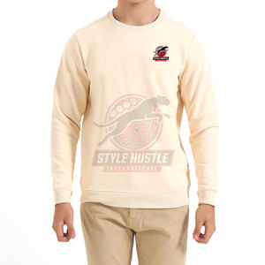 Sudaderas de Manga Larga con Cuello Redondo para Hombre, Transpirables, de Algodón, Talla Grande, Sudaderas Básicas al por Mayor - Product Image 3