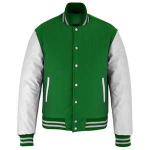 Chaqueta de exterior de alta calidad para hombre, chaqueta universitaria de béisbol personalizada OEM, chaqueta universitaria de nuevo diseño para hombre - Product Image 1