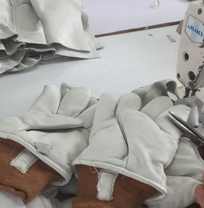 Gants de travail en cuir jaune résistants aux chocs, antidérapants, lavables en machine, gants de sécurité multi-usages - Product Image 3