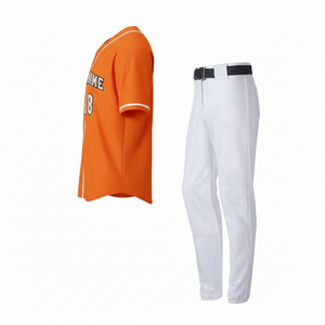 OEM Custom Baseball Jersey Uniform Set | Breathable Printed Baseball Shirts Pants | Unisex Softball Team Sportswear Wholesale - Product Image 1