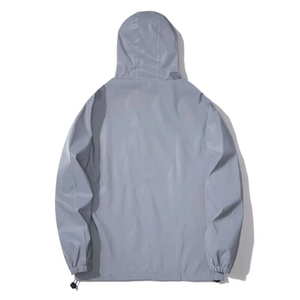 <b>Waterproof</b> Reflective <b>Jackets</b> Windproof Reflective Windbreaker Outdoor Hiking Customized Outdoor Training Fashion Windbreaker - Product Image 2